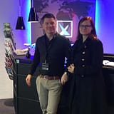 Karolina with Light Partner for their 25th Anniversary