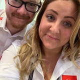 Hannah and Matt at PLASA