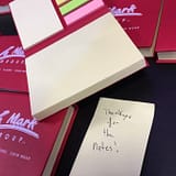 Le Mark sticky note pads
