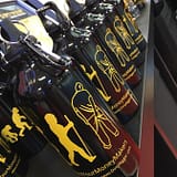 Dirty Rigger's free reusable metal water bottles