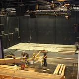 Sprung Stage Floor at Edge Hill University (Installation)