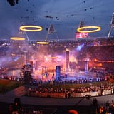 Printed Floor for London 2012 Opening Ceremony