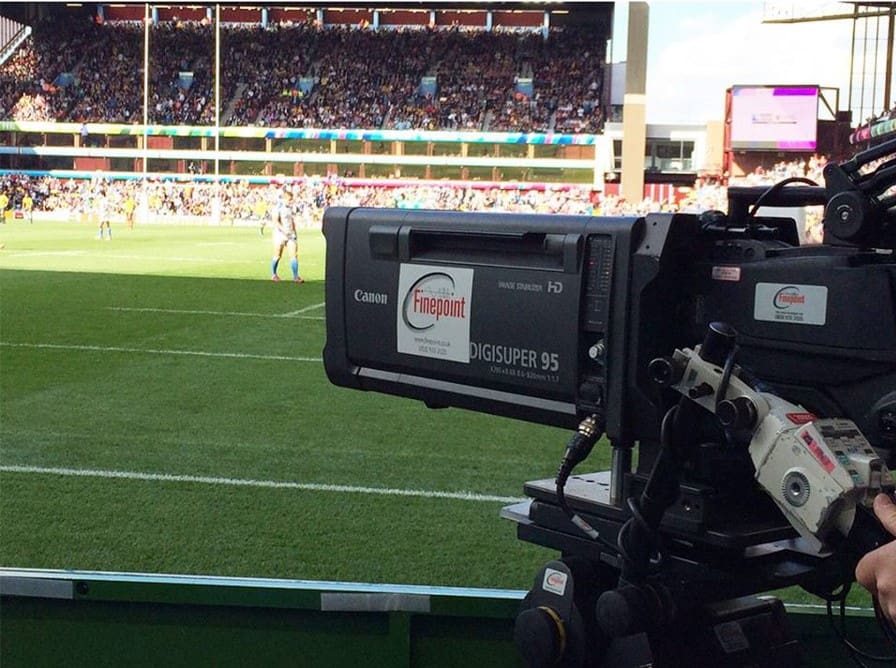 Finepoint Broadcast Equipment at a Football Match