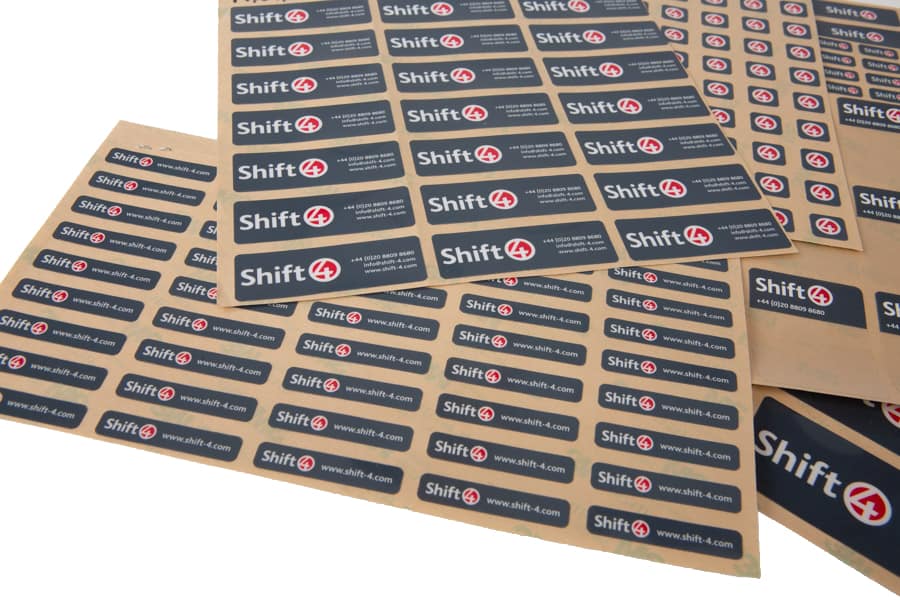 Shift 4 custom labels