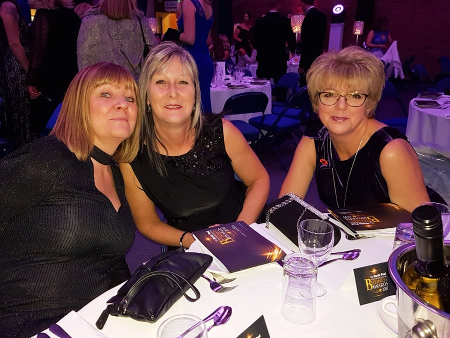From Left to right - Le Mark's Tracey, Lorraine & Heather.