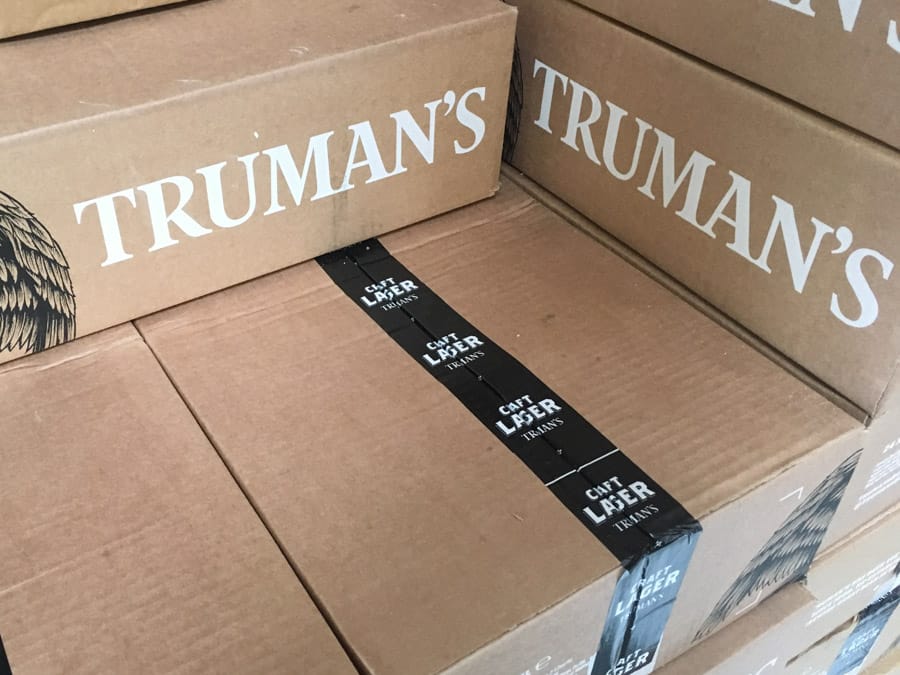 Printed Tape for Truman's Brewery
