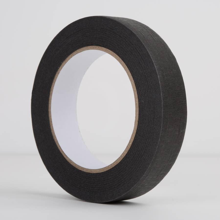 Crepe Paper Masking Tape 24mm Black