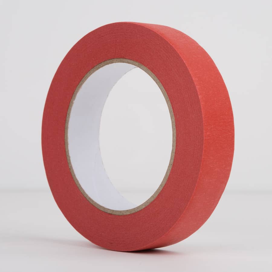Crepe Paper Masking Tape 24mm red