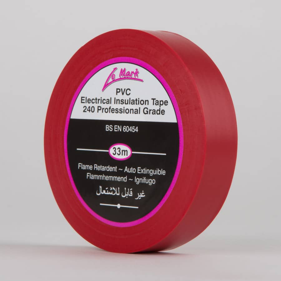 RED - PVC Electrical Insulation Tape