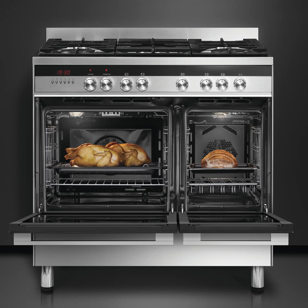 Fisher Paykel OR90L7DBGFX1 90cm Dual Fuel Range Cooker STAINLESS
