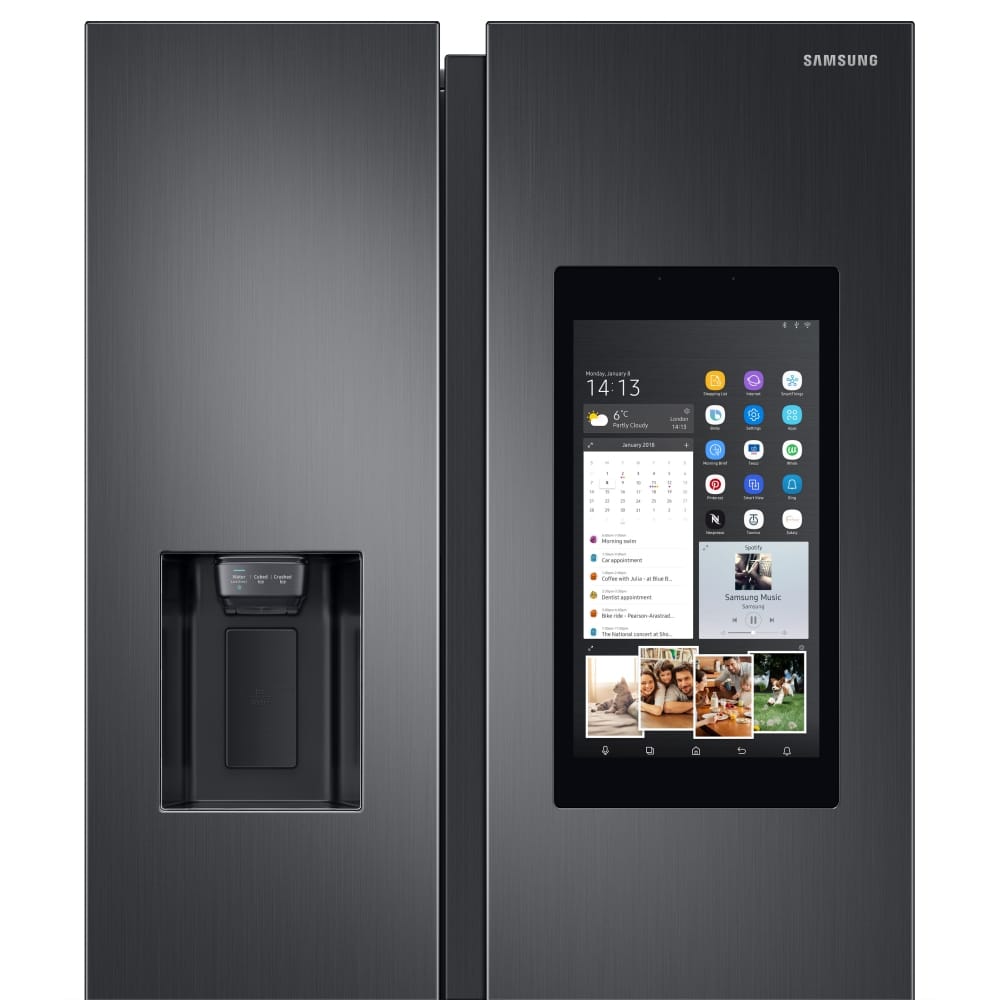 Samsung RS68N8941B1 American Family Hub Fridge Freezer Ice & Water ...