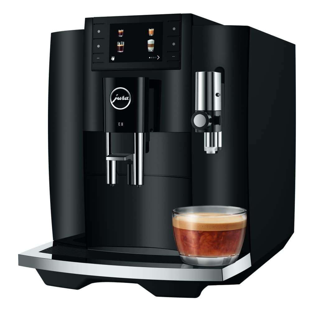 Jura E8 PIANO BLACK 15661 Freestanding Fully Automatic Coffee Machine 