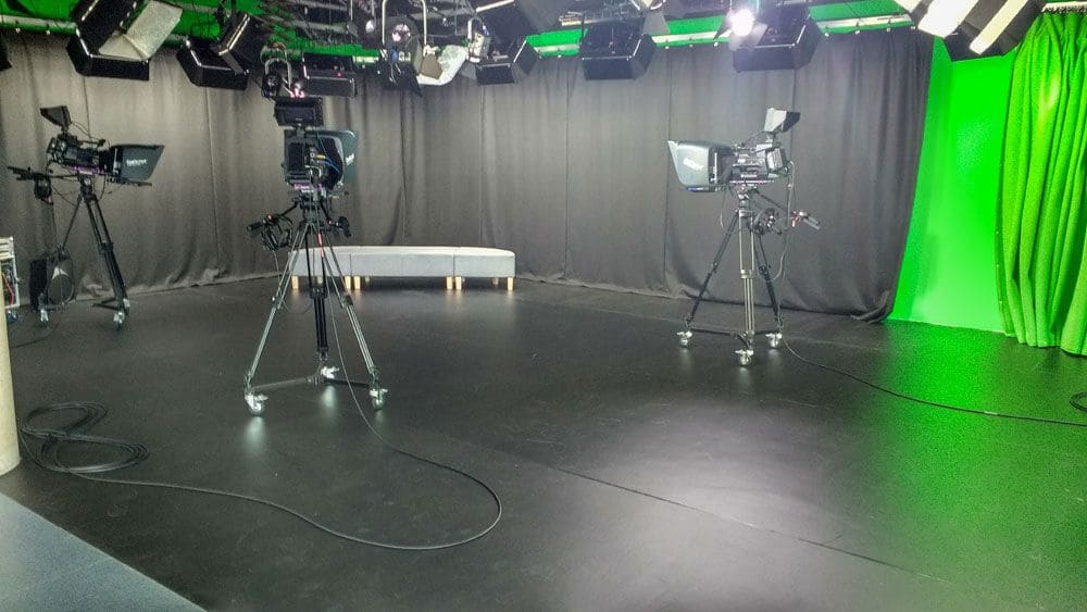 Sonata™ Studio for University's TV Studio Floor Upgrade - Le Mark Floors
