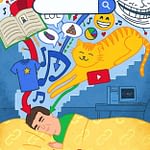 Larry Page dreaming about Google
