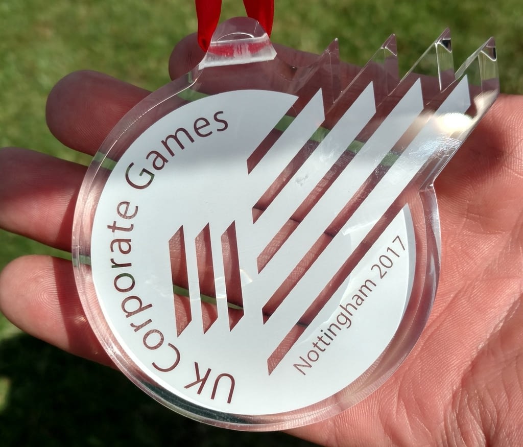 UK Corporate Games medal