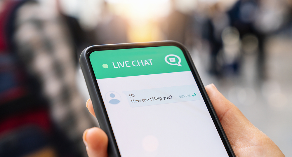 Live Chat Mobile Phone Conversational Marketing