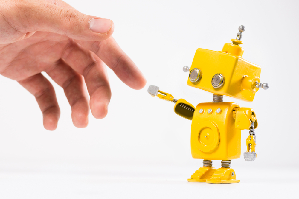 Robot Human Hand Conversational Marketing