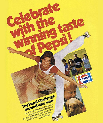 Early Pepsi taste tests adverts