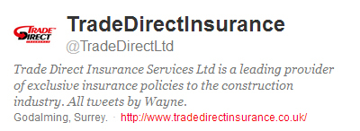 TradeDirectLtd Twitter bio