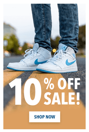 A display ad for sneakers