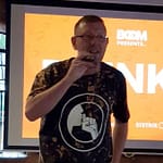 Wayne Barker talking at Drink Digital, Nottingham
